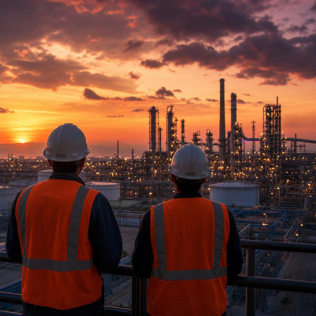 Industrial refinery operations